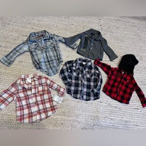 Baby Boy Button up collar shirts